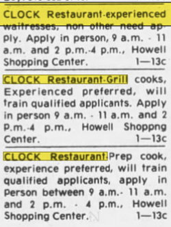 Clock Restaurant - Mar 26 1980 Article (newer photo)